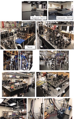 Laboratory pictures from 2014 to now.